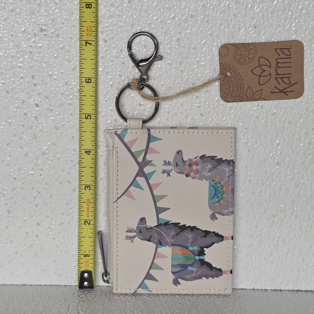 Karma Zip ID Card Llama Wallet 4.5